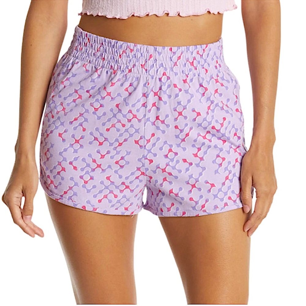 ABOUND x NORDSTROM: Jogger Shorts in DNA Molecule Geekcore Print -Size Medium